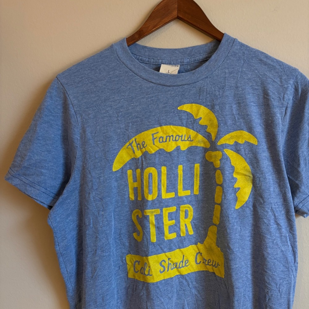 Vtg Y2K Mall Core Style Hollister California Cali Shade Crew Graphic T Shirt